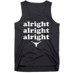 Alright Alright Alright Texas Bull Texas Pride State USA Tank Top