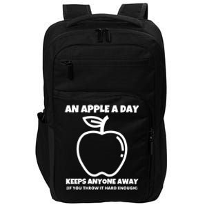 An Apple A Day Sarcastic Rude Singles Dating Saying Gift Impact Tech Backpack