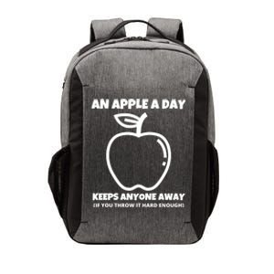 An Apple A Day Sarcastic Rude Singles Dating Saying Gift Vector Backpack