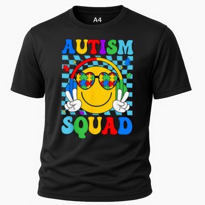 Autism Awareness Autism Squad Support Smile Face Performance Shirt