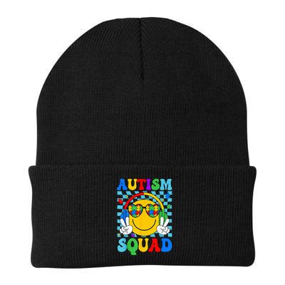 Autism Awareness Autism Squad Support Smile Face Beanie