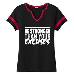 Aa Alcoholic Anonymous Be Stronger Than Your Excuses Recover Meaningful Gift Ladies Halftime Notch Neck Tee