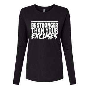 Aa Alcoholic Anonymous Be Stronger Than Your Excuses Recover Meaningful Gift Womens Cotton Relaxed Long Sleeve T-Shirt