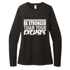 Aa Alcoholic Anonymous Be Stronger Than Your Excuses Recover Meaningful Gift Womens CVC Long Sleeve Shirt