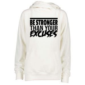 Aa Alcoholic Anonymous Be Stronger Than Your Excuses Recover Meaningful Gift Womens Funnel Neck Pullover Hood