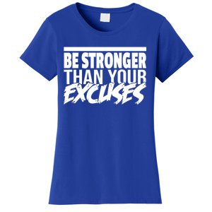 Aa Alcoholic Anonymous Be Stronger Than Your Excuses Recover Meaningful Gift Women's T-Shirt