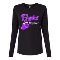 Alzheimer Awareness Alzheimer Alzheime Womens Cotton Relaxed Long Sleeve T-Shirt