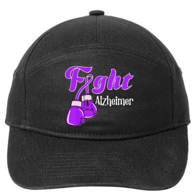 Alzheimer Awareness Alzheimer Alzheime 7-Panel Snapback Hat