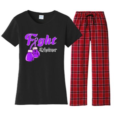 Alzheimer Awareness Alzheimer Alzheime Women's Flannel Pajama Set