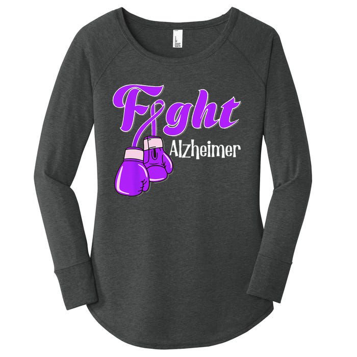 Alzheimer Awareness Alzheimer Alzheime Women's Perfect Tri Tunic Long Sleeve Shirt