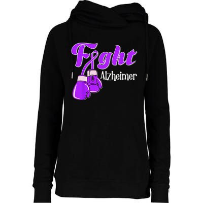 Alzheimer Awareness Alzheimer Alzheime Womens Funnel Neck Pullover Hood