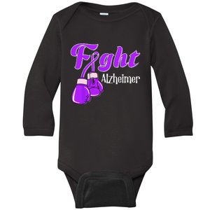 Alzheimer Awareness Alzheimer Alzheime Baby Long Sleeve Bodysuit