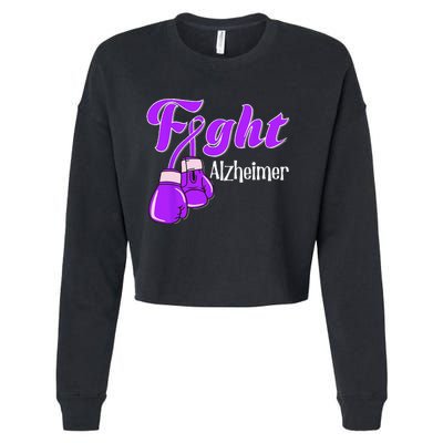 Alzheimer Awareness Alzheimer Alzheime Cropped Pullover Crew