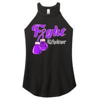 Alzheimer Awareness Alzheimer Alzheime Women's Perfect Tri Rocker Tank