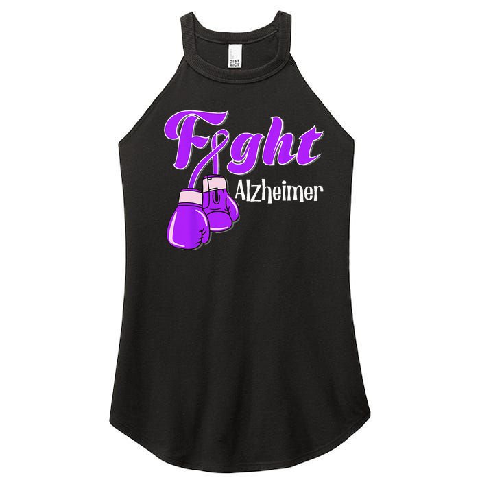 Alzheimer Awareness Alzheimer Alzheime Women's Perfect Tri Rocker Tank