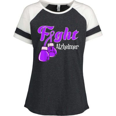 Alzheimer Awareness Alzheimer Alzheime Enza Ladies Jersey Colorblock Tee