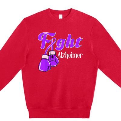 Alzheimer Awareness Alzheimer Alzheime Premium Crewneck Sweatshirt