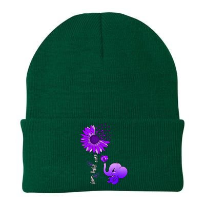 Alzheimers Awareness Knit Cap Winter Beanie