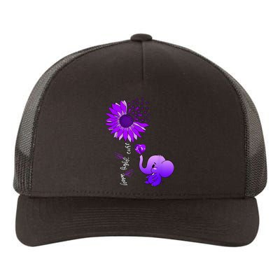 Alzheimers Awareness Yupoong Adult 5-Panel Trucker Hat