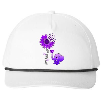 Alzheimers Awareness Snapback Five-Panel Rope Hat