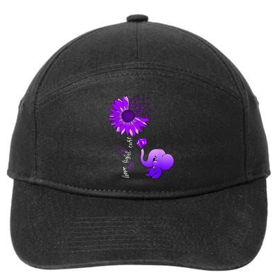 Alzheimers Awareness 7-Panel Snapback Hat