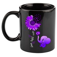 Alzheimers Awareness 11oz C Handle Ceramic Mug
