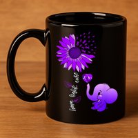 Alzheimers Awareness 11oz C Handle Ceramic Mug