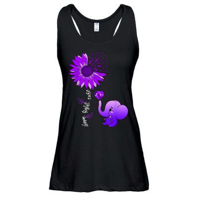 Alzheimers Awareness Ladies Essential Flowy Tank