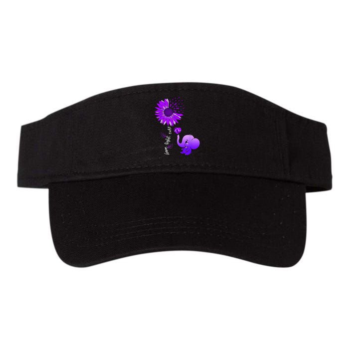 Alzheimers Awareness Valucap Bio-Washed Visor