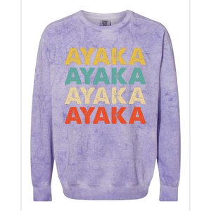 Ayaka Ayaka Colorblast Crewneck Sweatshirt