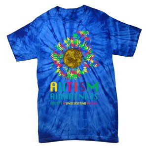 Autism Awareness Accept Understand Love Puzzle Autism Mom Gift Tie-Dye T-Shirt