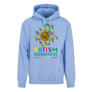 Autism Awareness Accept Understand Love Puzzle Autism Mom Gift Unisex Surf Hoodie