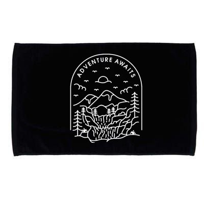 Adventure Awaits Microfiber Hand Towel