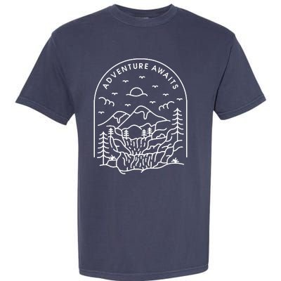 Adventure Awaits Garment-Dyed Heavyweight T-Shirt