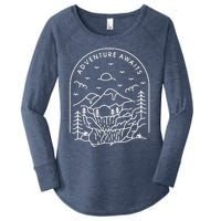 Adventure Awaits Women's Perfect Tri Tunic Long Sleeve Shirt