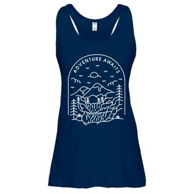 Adventure Awaits Ladies Essential Flowy Tank