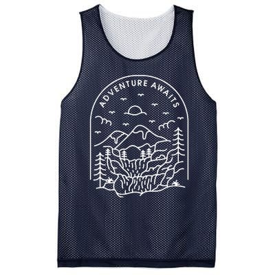 Adventure Awaits Mesh Reversible Basketball Jersey Tank