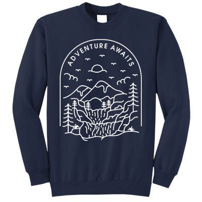 Adventure Awaits Tall Sweatshirt