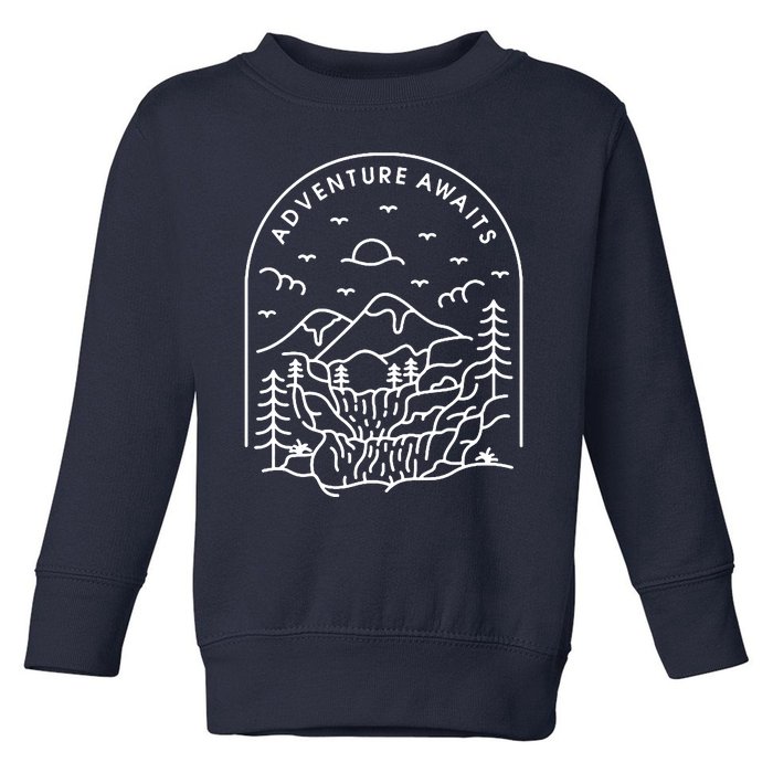 Adventure Awaits Toddler Sweatshirt