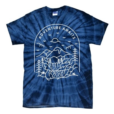 Adventure Awaits Tie-Dye T-Shirt