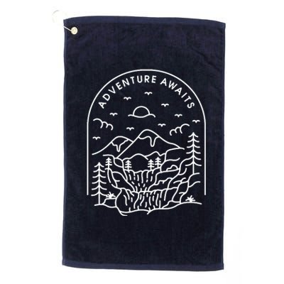 Adventure Awaits Platinum Collection Golf Towel