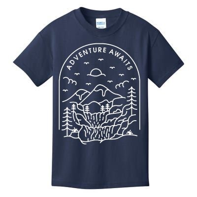 Adventure Awaits Kids T-Shirt