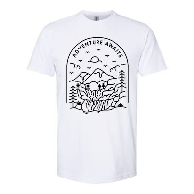 Adventure Awaits Softstyle CVC T-Shirt