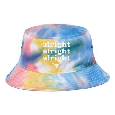 Alright Alright Alright Texas Bull Texas Pride State USA Tie Dye Newport Bucket Hat