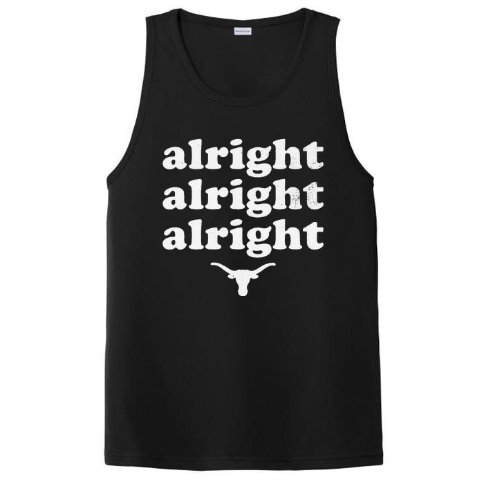 Alright Alright Alright Texas Bull Texas Pride State USA PosiCharge Competitor Tank