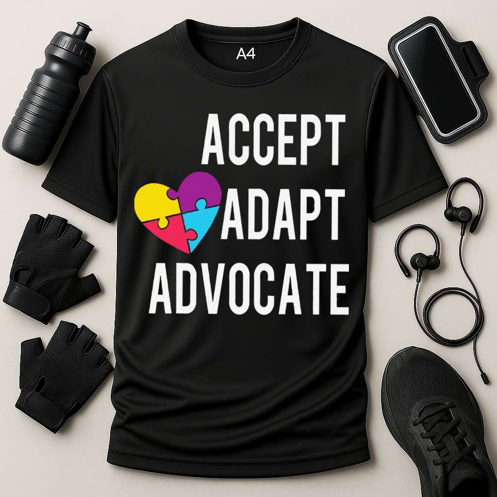 Autism Awareness Accept Adapt Advocate Autism Gift Cooling Performance Crew T-Shirt