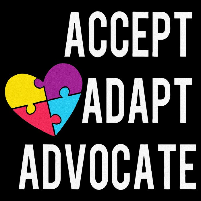 Autism Awareness Accept Adapt Advocate Autism Gift Drawstring Bag