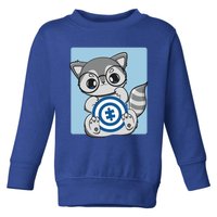 Autism Awareness Acceptance And Cute Anime Racoon Gift Toddler Sweatshirt