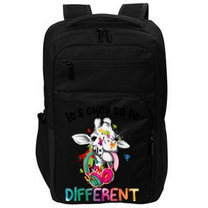 Autism Awareness Acceptance It's Okey To Be Autism Awareness Meaningful Gift Impact Tech Backpack