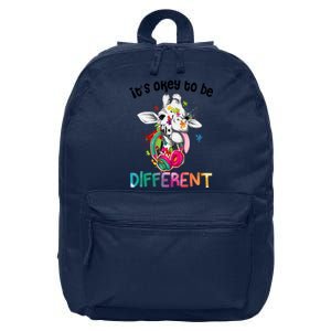 Autism Awareness Acceptance It's Okey To Be Autism Awareness Meaningful Gift 16 in Basic Backpack